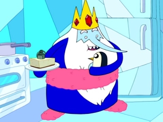 Ice King Eating Cheesecake
