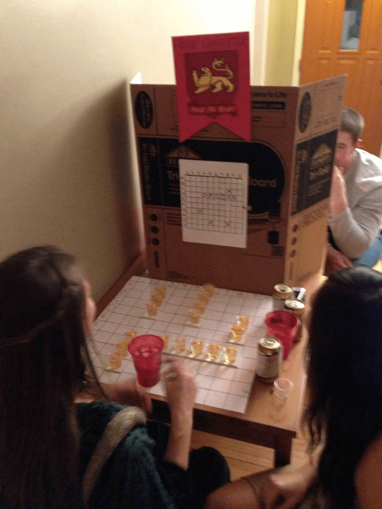game of thrones themed battleship drinking game