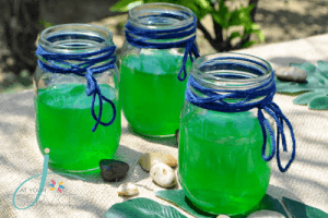 jars with green liquid