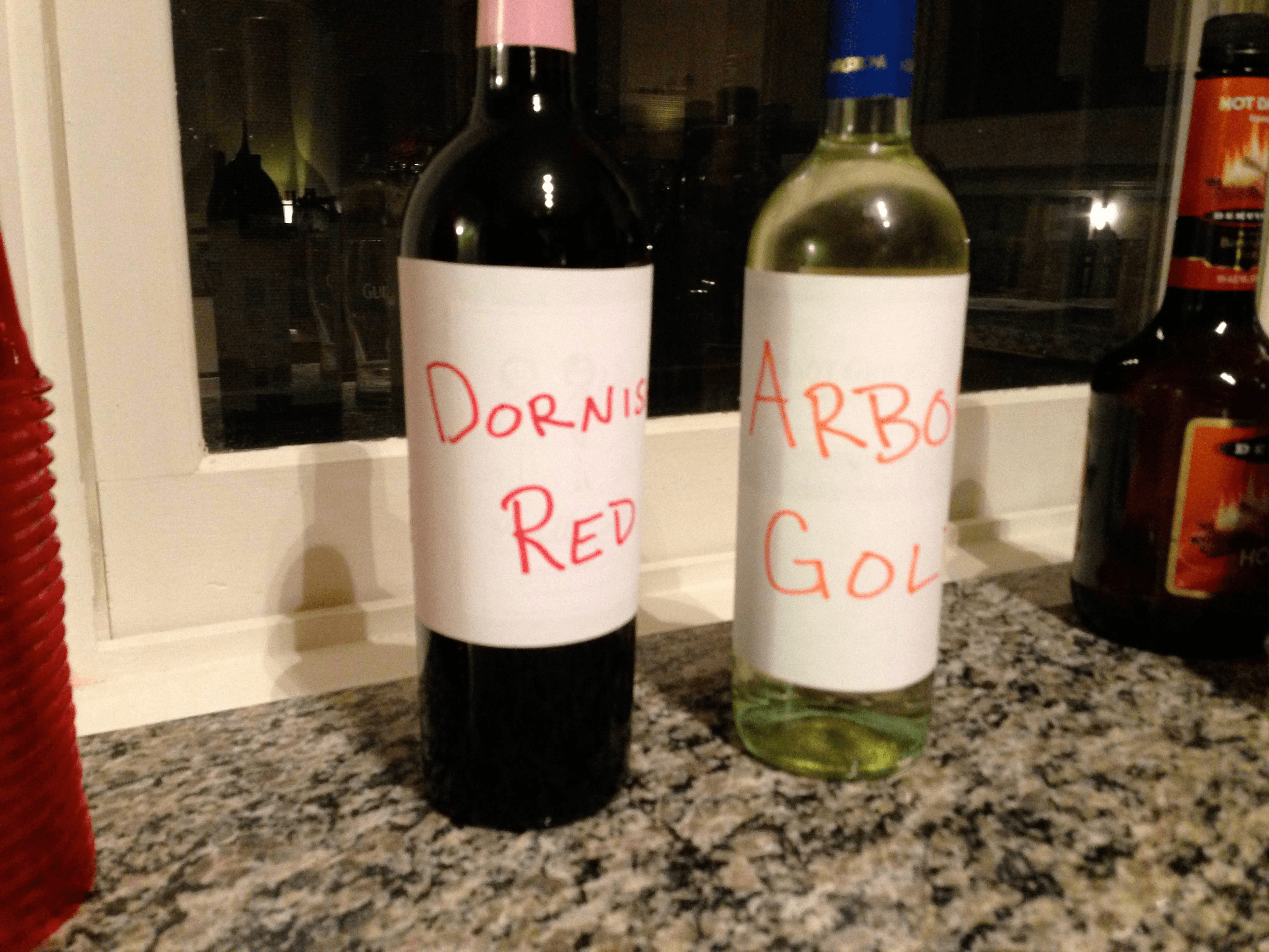 hand labeled wines for game of thrones