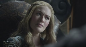 Cercei Lannister isn't pleased that bran is alive