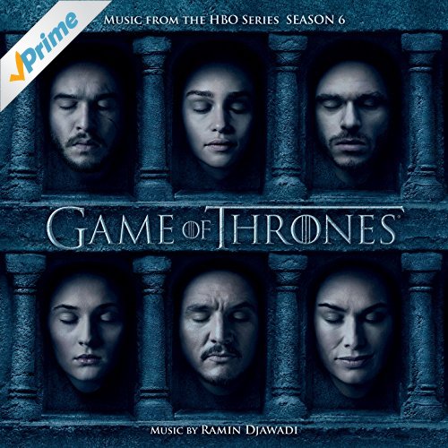 game of thrones season 6 soundtrack cover with heads in rows