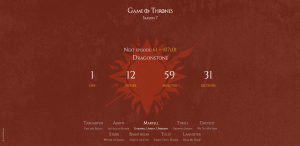 game of thrones countdown timer