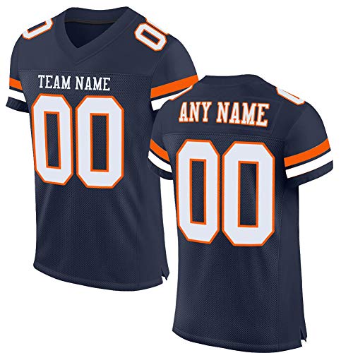 Custom Football Jerseys Custom Personalize Team Name & Number Birthday Fans Gifts Jersey Men/Youth/Women S-3XL
