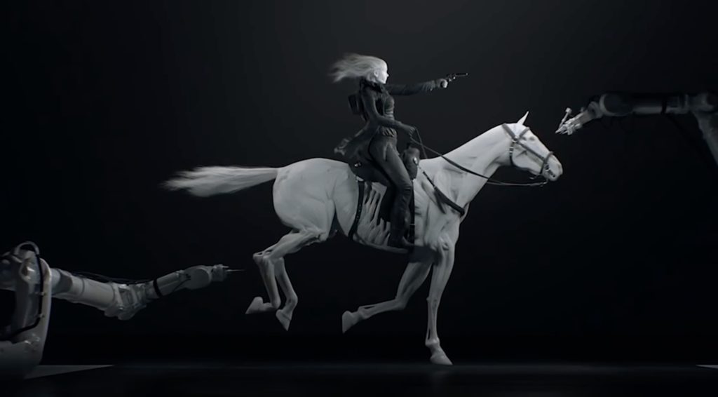 White Horse from a Westworld Trailer