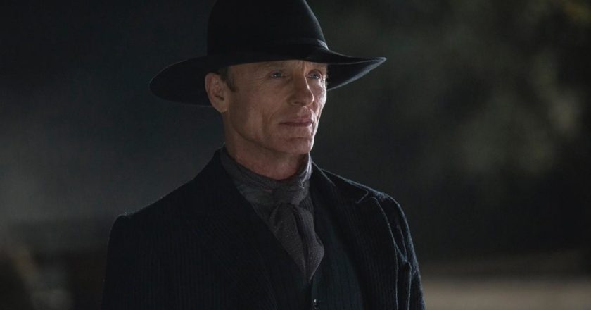 The S4E7 Westworld ending song is all about William. (HBO)
