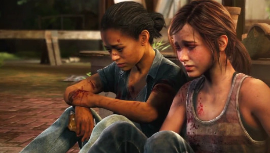 Riley and Ellie in TLOU Video Game
