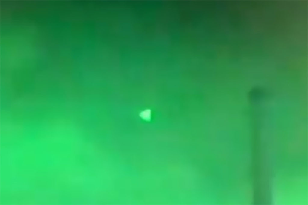 Still from a Jeremy Corbell UFO video