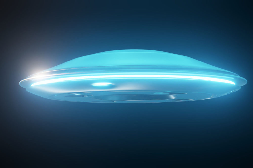 Rendering of a UFO