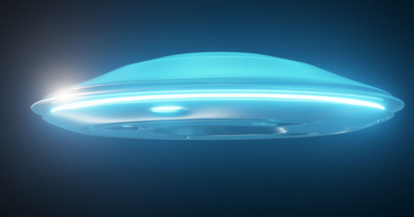 Rendering of a UFO