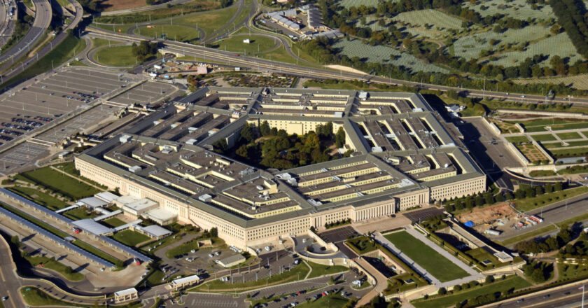 UFO witnesses will be testifying about a secret UAP program and UAP sightings. (Pentagon photo via Canva)