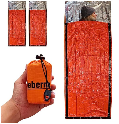 Emergency Sleeping Bag Survival Bag 2 Pack