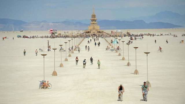 Burning Man Structure 