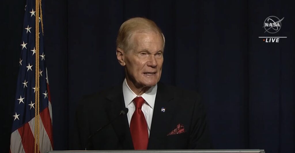NASA's Bill Nelson at the UAP press conference