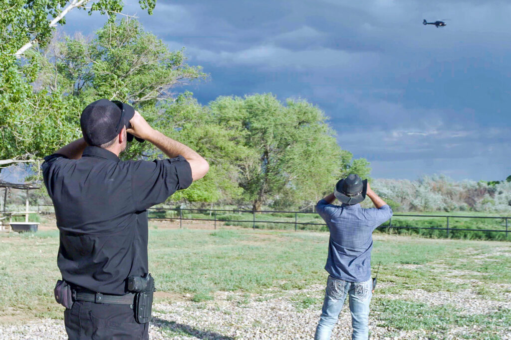 A scene from The Secret of Skinwalker Ranch (History Channel)