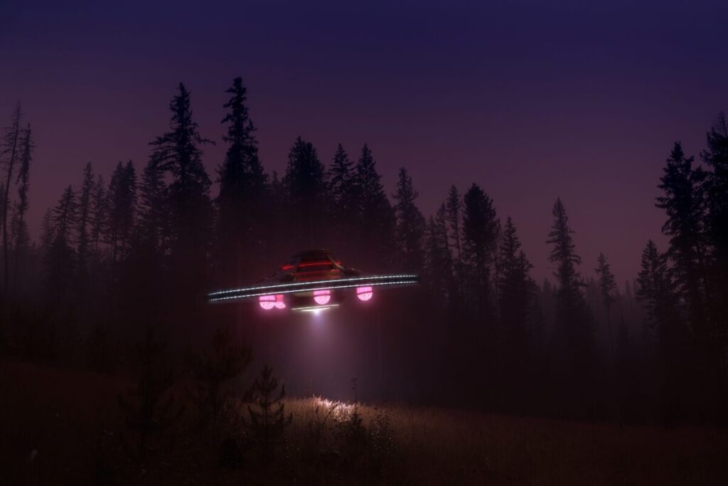 A lot was revealed in the ICIG meeting. Pictured is an illustration of what a UFO might look like. (Canva)