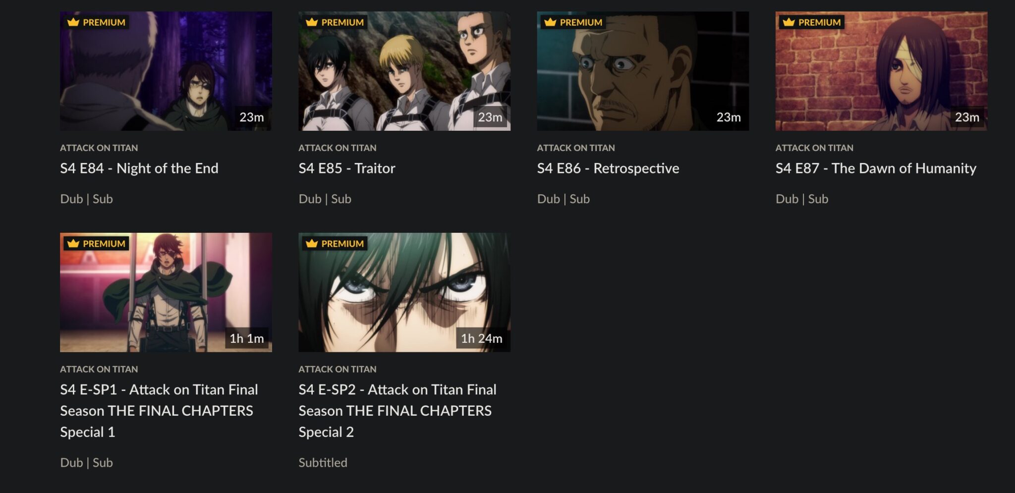 When Does Attack On Titan Air On Hulu