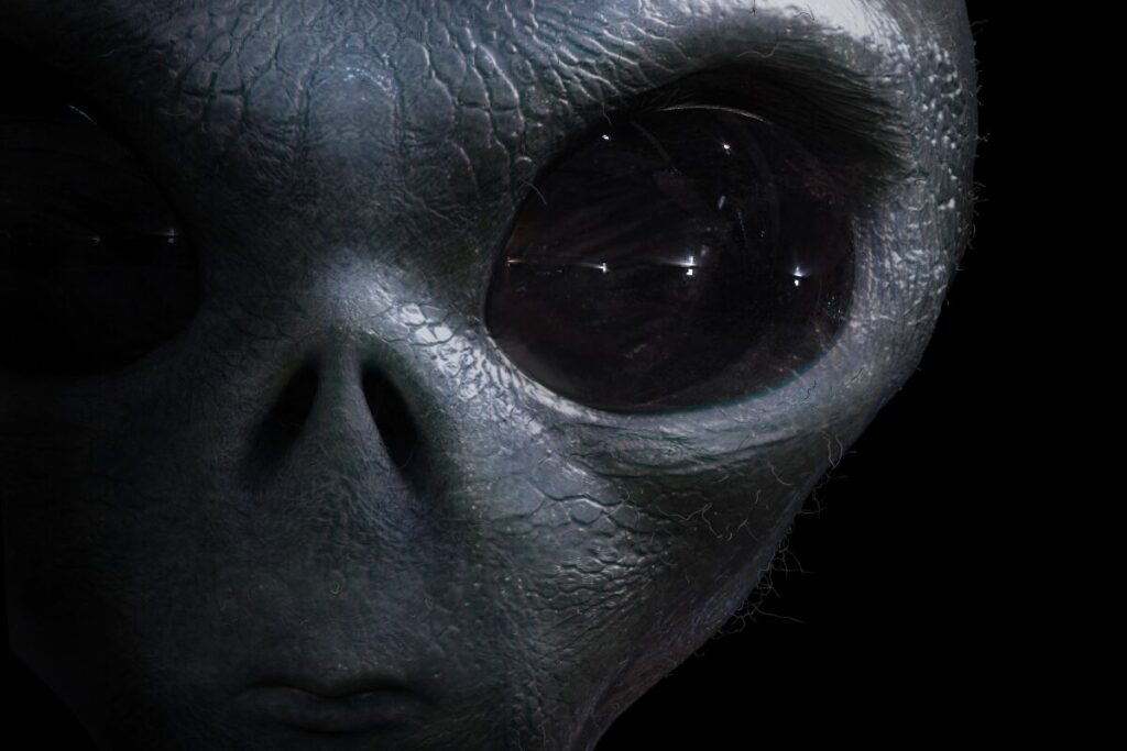 Did House representatives see aliens in a video? Pictured is a depiction of what an alien might look like. (Canva)
