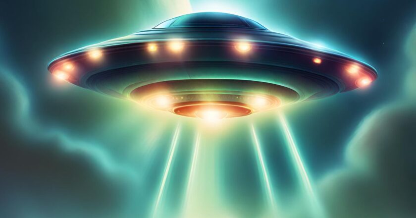 A new UFO bill seeks to declassify all UAP files. Pictures is an illustration on Canva of what a UFO might look like.